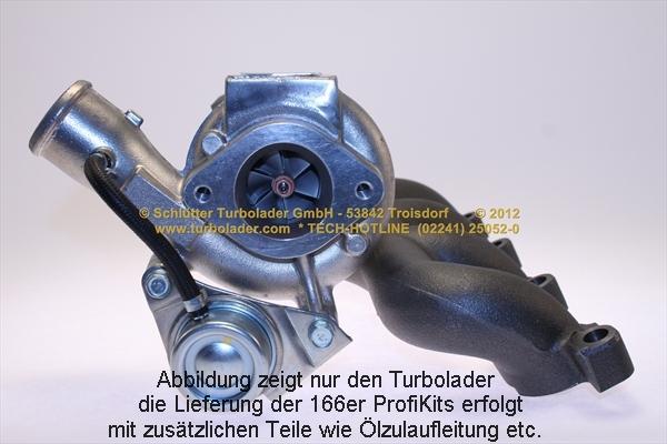 Schlütter Turbolader 166-09375 - Kompresors, Turbopūte autospares.lv