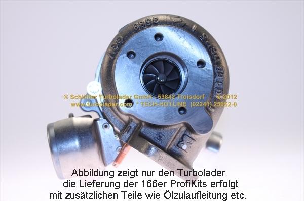 Schlütter Turbolader 166-09265 - Турбина, компрессор www.autospares.lv