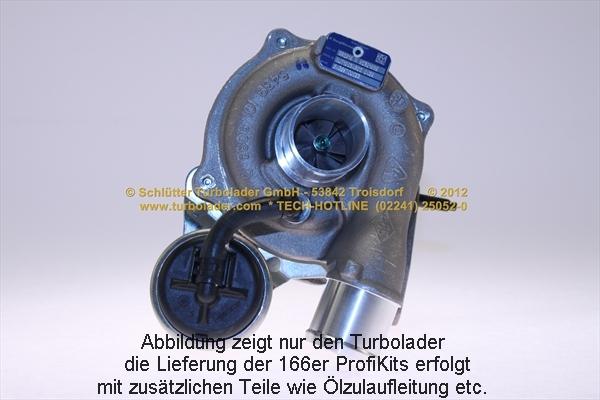 Schlütter Turbolader 166-09220 - Турбина, компрессор www.autospares.lv