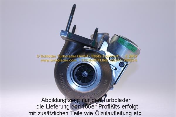 Schlütter Turbolader 166-09230 - Турбина, компрессор www.autospares.lv