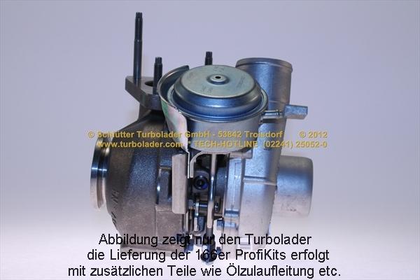 Schlütter Turbolader 166-09230 - Турбина, компрессор www.autospares.lv