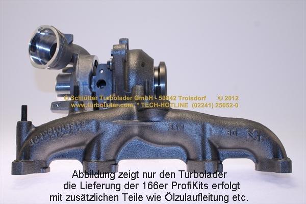 Schlütter Turbolader 166-04010 - Kompresors, Turbopūte autospares.lv