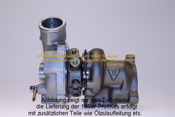 Schlütter Turbolader 166-04080 - Kompresors, Turbopūte autospares.lv