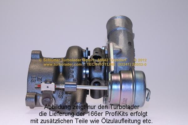 Schlütter Turbolader 166-04080 - Kompresors, Turbopūte autospares.lv