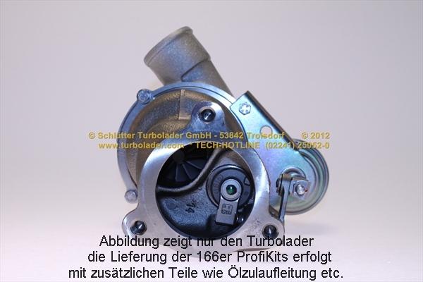 Schlütter Turbolader 166-04080 - Kompresors, Turbopūte autospares.lv