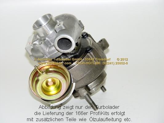 Schlütter Turbolader PRO-04021 - Kompresors, Turbopūte www.autospares.lv