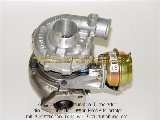 Schlütter Turbolader 166-04020 - Kompresors, Turbopūte autospares.lv