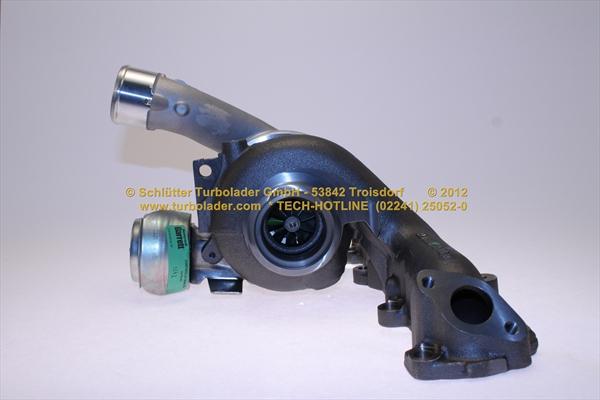 Schlütter Turbolader PRO-05017 - Турбина, компрессор www.autospares.lv