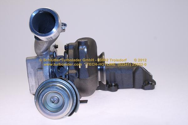 Schlütter Turbolader PRO-05017 - Турбина, компрессор www.autospares.lv