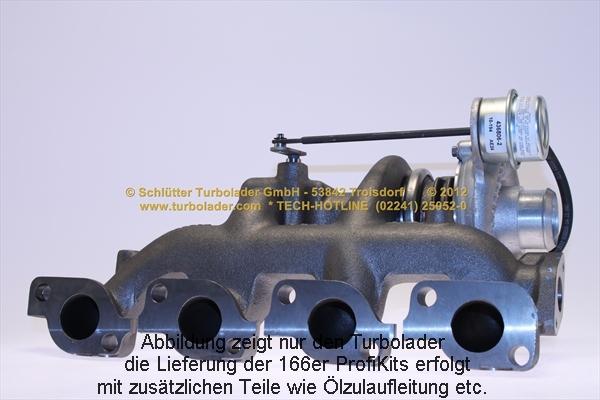 Schlütter Turbolader 166-05111 - Турбина, компрессор www.autospares.lv