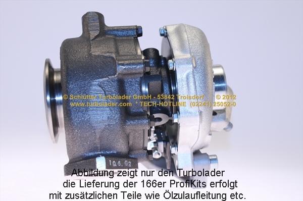 Schlütter Turbolader PRO-05185 - Турбина, компрессор www.autospares.lv