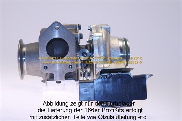 Schlütter Turbolader PRO-05225 D - Kompresors, Turbopūte autospares.lv