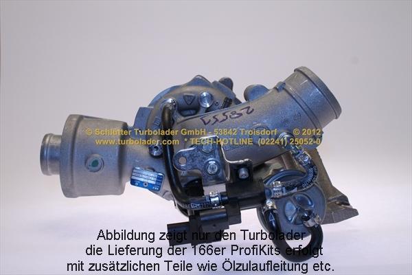 Schlütter Turbolader 166-06040EOL - Турбина, компрессор www.autospares.lv