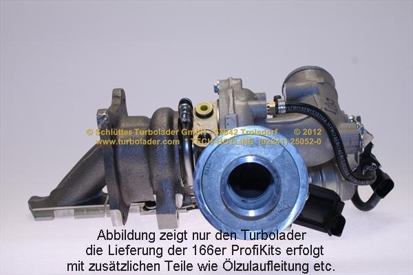 Schlütter Turbolader 166-06040EOL - Турбина, компрессор www.autospares.lv