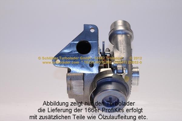 Schlütter Turbolader 166-00955 - Турбина, компрессор www.autospares.lv