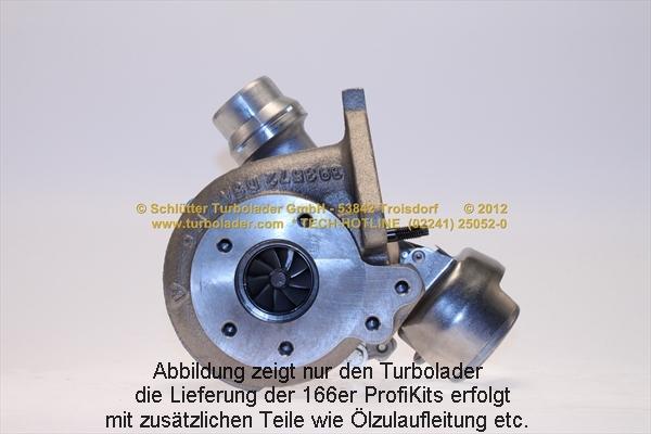 Schlütter Turbolader 166-00955 - Турбина, компрессор www.autospares.lv