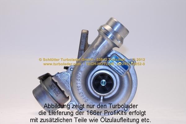 Schlütter Turbolader 166-00955 - Kompresors, Turbopūte autospares.lv