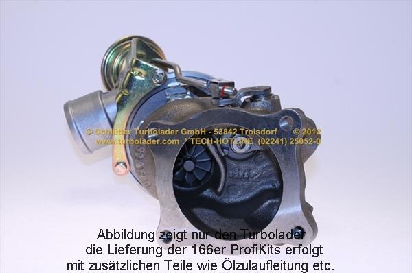 Schlütter Turbolader 166-00900 - Kompresors, Turbopūte www.autospares.lv