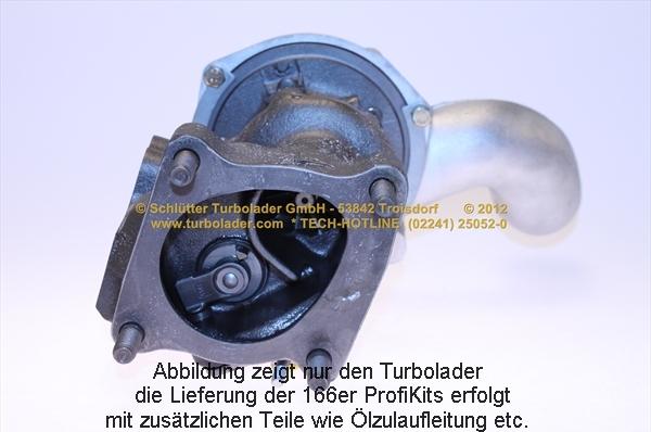 Schlütter Turbolader 166-00915 - Kompresors, Turbopūte autospares.lv