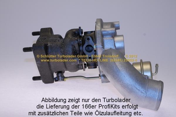 Schlütter Turbolader 166-00915 - Kompresors, Turbopūte autospares.lv