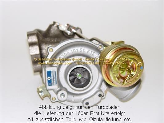 Schlütter Turbolader 166-00910 - Kompresors, Turbopūte autospares.lv