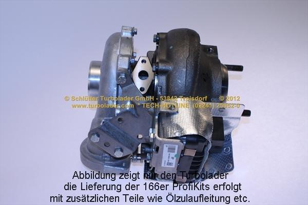 Schlütter Turbolader 166-00930 - Турбина, компрессор www.autospares.lv