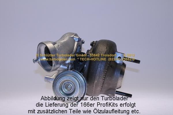 Schlütter Turbolader 166-00455EOL D - Kompresors, Turbopūte autospares.lv