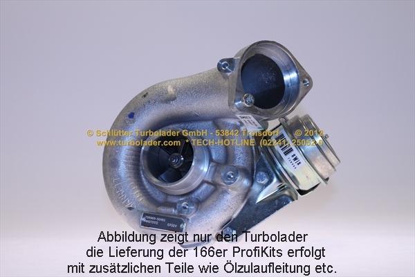 Schlütter Turbolader 166-00455EOL D - Kompresors, Turbopūte autospares.lv