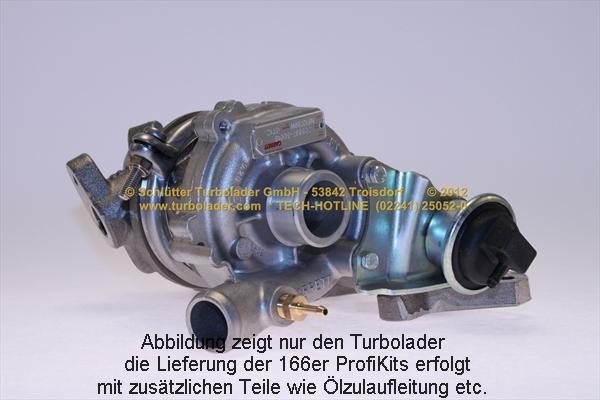 Schlütter Turbolader 166-00485 - Турбина, компрессор www.autospares.lv