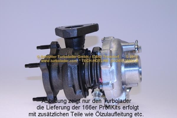 Schlütter Turbolader 166-00470EOL - Kompresors, Turbopūte autospares.lv