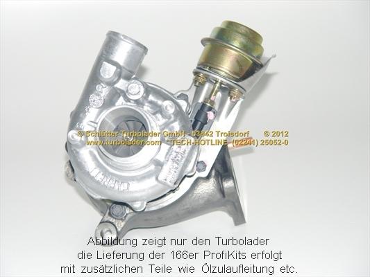 Schlütter Turbolader 166-00590 - Турбина, компрессор www.autospares.lv