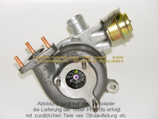 Schlütter Turbolader PRO-00550 - Kompresors, Turbopūte autospares.lv