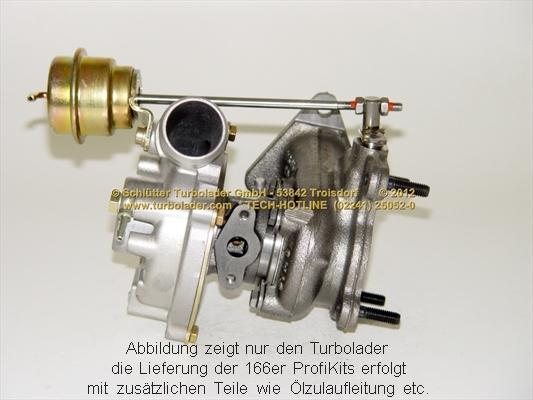 Schlütter Turbolader 166-00580EOL - Турбина, компрессор www.autospares.lv