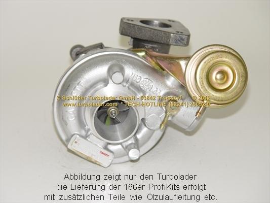 Schlütter Turbolader 166-00530 - Турбина, компрессор www.autospares.lv