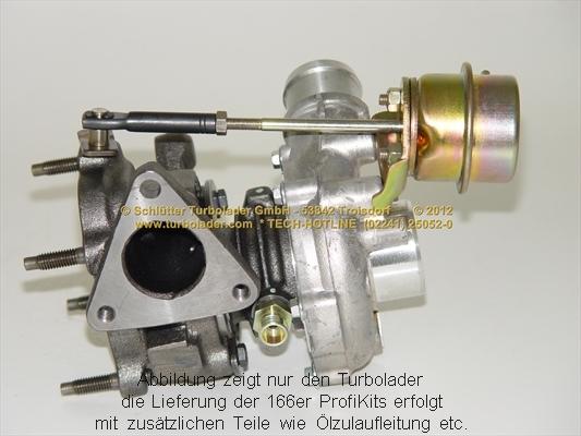 Schlütter Turbolader 166-00580 - Kompresors, Turbopūte autospares.lv