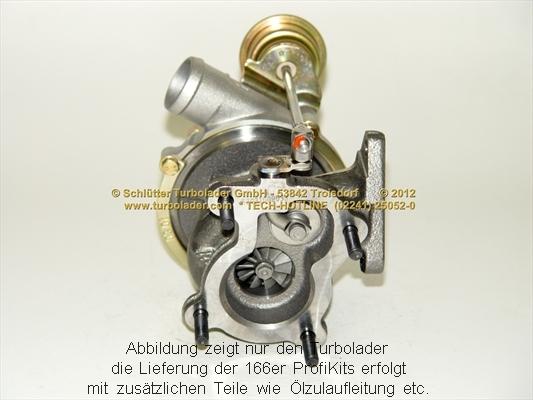 Schlütter Turbolader 166-00580 - Kompresors, Turbopūte autospares.lv