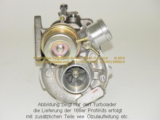 Schlütter Turbolader 166-00580 - Kompresors, Turbopūte autospares.lv