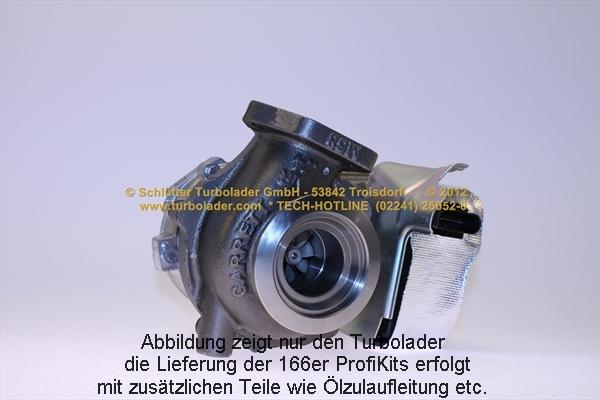 Schlütter Turbolader 166-00625 - Турбина, компрессор www.autospares.lv