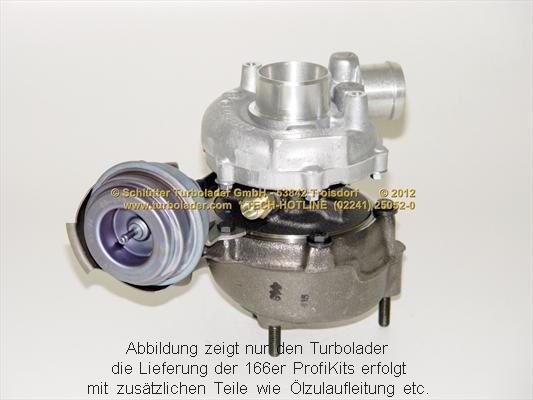 Schlütter Turbolader PRO-00620 - Турбина, компрессор www.autospares.lv