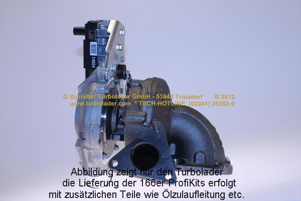 Schlütter Turbolader 166-00055 - Kompresors, Turbopūte autospares.lv