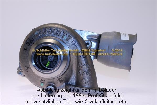 Schlütter Turbolader 166-00068 - Kompresors, Turbopūte autospares.lv