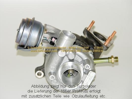 Schlütter Turbolader 166-00060 - Kompresors, Turbopūte autospares.lv