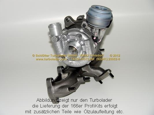 Schlütter Turbolader 166-01630 - Charger, charging system www.autospares.lv