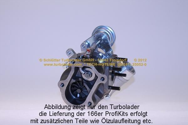 Schlütter Turbolader 166-00165EOL - Турбина, компрессор www.autospares.lv