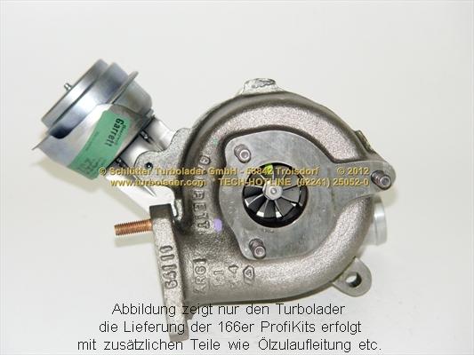 Schlütter Turbolader PRO-00100EOL - Турбина, компрессор www.autospares.lv