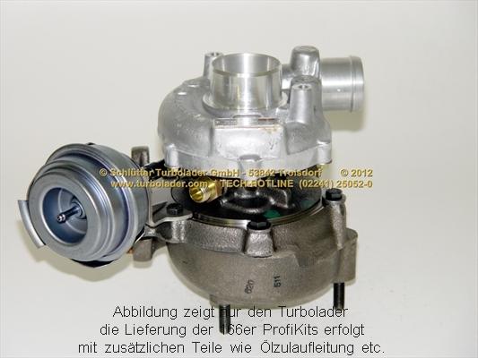 Schlütter Turbolader 166-00100 - Kompresors, Turbopūte autospares.lv