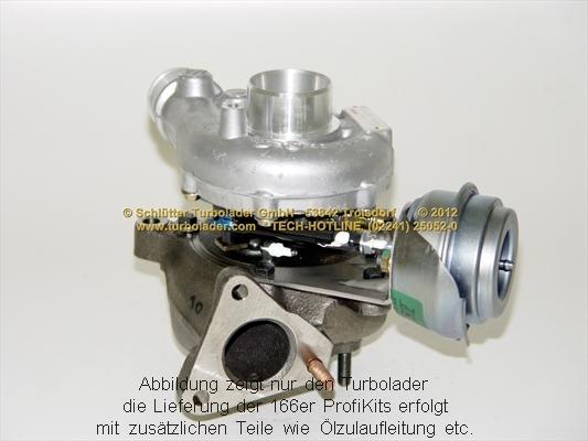 Schlütter Turbolader PRO-00100EOL - Турбина, компрессор www.autospares.lv