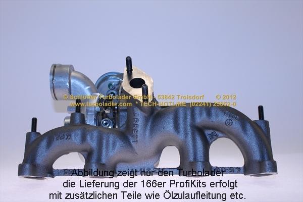 Schlütter Turbolader 166-01180 - Kompresors, Turbopūte autospares.lv