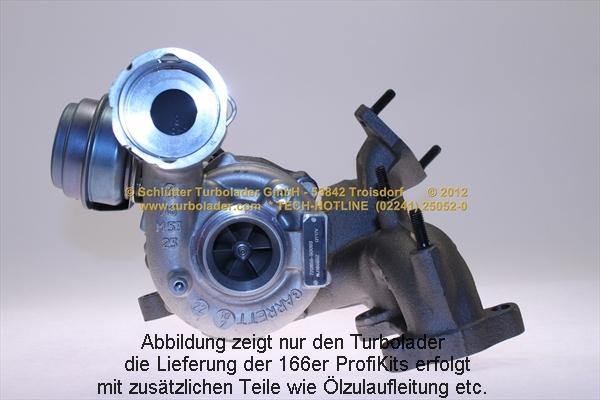 Schlütter Turbolader 166-01180 - Kompresors, Turbopūte autospares.lv