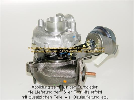 Schlütter Turbolader 166-00130 - Kompresors, Turbopūte www.autospares.lv